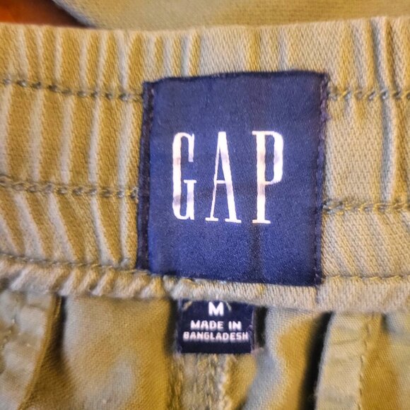 GAP Women's Cotton Twill Elastic Waist Jogger (Lt. Olive) - Size M - Picture 6 of 10